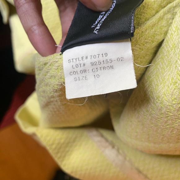 DKNY Citron Cotton Spring Coat, Sz 10 - Picture 6 of 7